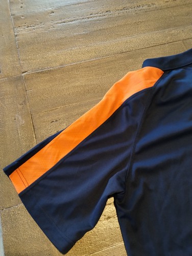 Polo Chicago Bears NFL Team Apparel XL arancione navy bella nitida - Foto 3 di 11