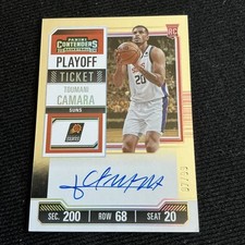 2023-24 Panini Contenders Toumani Camara Playoff Ticket Rookie RC Auto #07/99