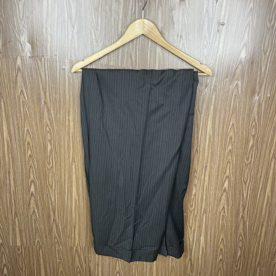 Joseph Abboud 2 Piece Suit Mens 54XL 48x32 Brown Multicolor Striped Worsted Wool - Image 2 of 4