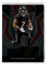 2023 Panini Select #TUR-BRO Bijan Robinson Turbocharged RC