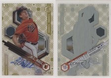 2018 Bowman High Tek Prospects Gold Rainbow Diffractor /50 DL Hall #PHT-DH Auto