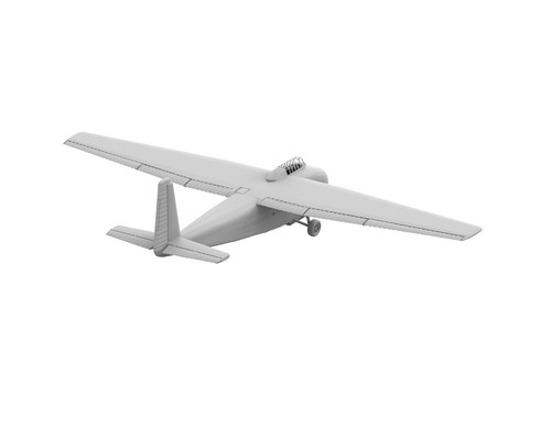British Glider GAL 49 Hamilcar - WWII03 3D PRINTED Wargame Terrain Bolt Action - Imagen 4 de 5