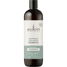 Sukin Natural Balance Shampoo 500ml maintains naturally balanced hair with an 12.84 per litre