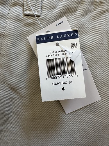 Pantalones cortos para mujer Polo Ralph Lauren nuevos con etiquetas - entrepierna de 4,5”, caqui, talla 4 - Imagen 2 de 11