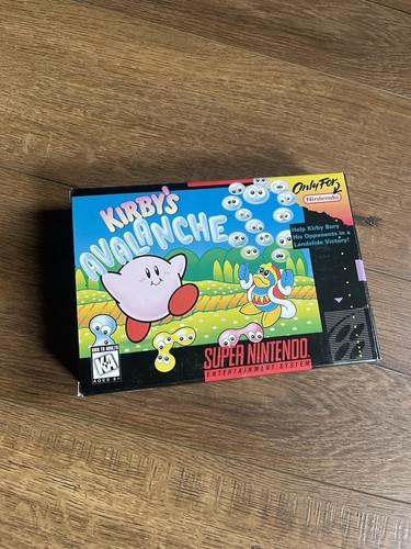 Kirby's Avalanche (Super Nintendo SNES) Complete CIB - Tested - Authentic - Picture 15 of 15