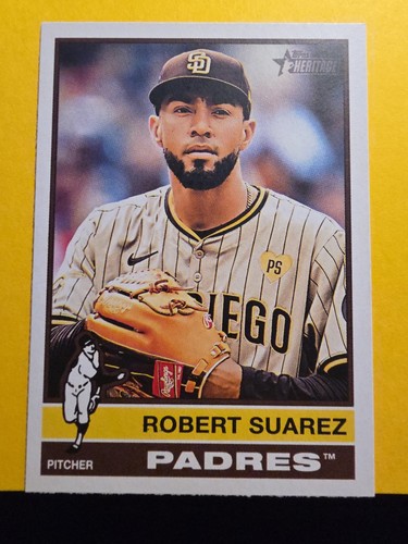 2025 Topps Heritage #91 Robert Suarez | Baseball Card