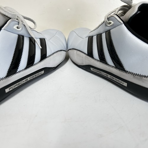Size 9 adidas Porsche Design S2 Metallic Silver Black Driving Shoes Sneakers - Picture 8 of 13