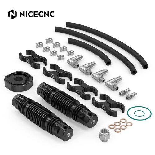 Motorcycle Modular Dual Oil Cooler For Harley Ultra Limited FLHTK 2017-2023 2024 - Picture 9 of 11