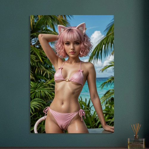 Art Poster Sexy Luna Anime Girl Wall Scroll Anime Painting Decor Poster - Picture 4 of 10