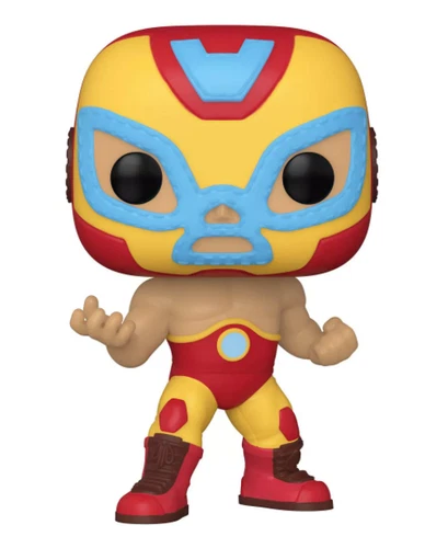 Nuevo Funko POP! Marvel: Lucha Libre #709 "El Heroe Invicto" Iron Man Bobble-Head