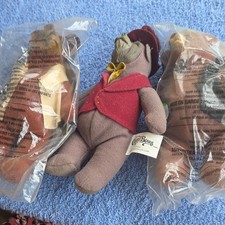 McDonald's Disney Country Bears Plush Toy Lot Vintage 2001 Ages 3-11