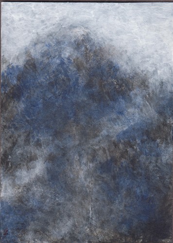 LinLi888 ACEO Original Art Acrylic Sumi Painting Abstract Landscape 26090104