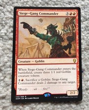 Mtg Magic: Belagerungstrupp-Kommandant / Siege-Gang Commander, English Nearmint 