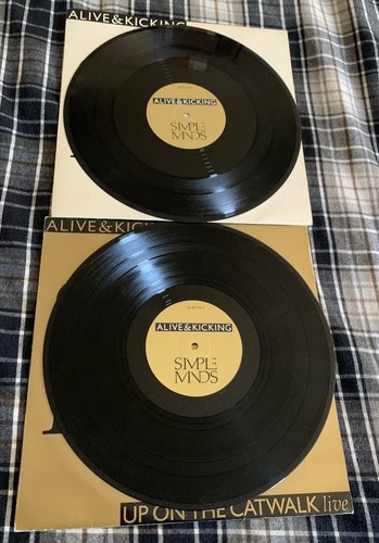 Simple Minds Two 2 (12” Single Lot) - Alive & Kicking Vinyl 1985 Virgin UK - Picture 3 of 4