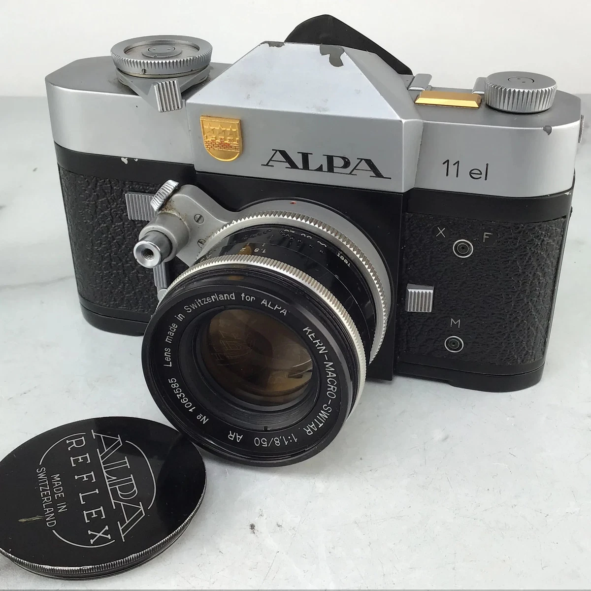 Étui En Cuir Rare Pour Appareil Photo Alpa Reflex 9d