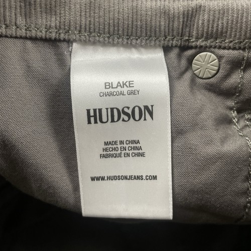 Pantalones de pana Hudson Blake ajustados rectos para hombre 29 (28x33) gris carbón usados en excelente estado - Imagen 5 de 13