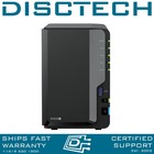 Synology DS225+ 16TB 2-Bay SATA NAS Server w/ 2x 8TB Seagate IronWolf SATA HDDs