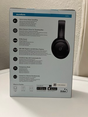 soundcore Q20i ワイヤレスヘッドフォン ブラック 新品未開封 soundcore Q20i ワイヤレスヘッドフォン ブラック 新品未開封