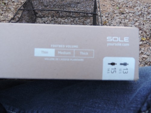 Sole Performance dünne Einlegesohlen Wärme/Tragen formbar Herren 13 Damen 15 - Bild 9 von 10