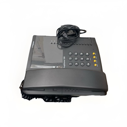 Hagenuk happhone 100 Komforttelefon anthrazit – Vintage – OVP – selten – NEU - Afbeelding 1 van 4