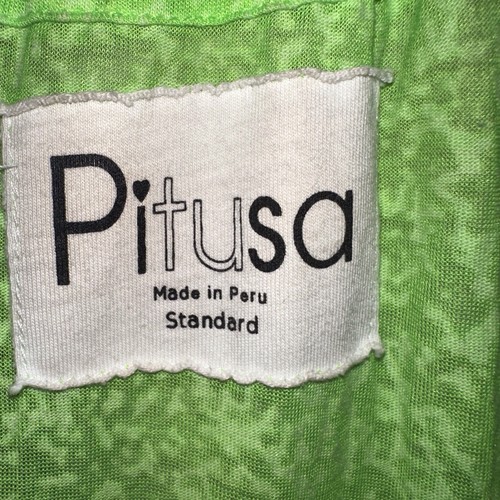 Pitusa OSFA Peru Mint Green Inca Maxi Sun Dress Swim Cover Beach Vacation - Picture 9 of 10