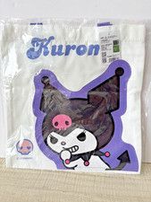Sanrio License Kuromi Large Canvas Tote Bag - NWT