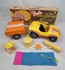 1973 Vintage Mattel Barbie Goin’ Camping Set Breezy Buggy + Tent Trailer IN BOX