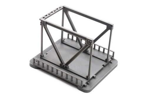 Pratt Truss Bridge - 3D Printed Miniature Wargaming Terrain 28mm / 20mm / 15mm s - Picture 11 of 20