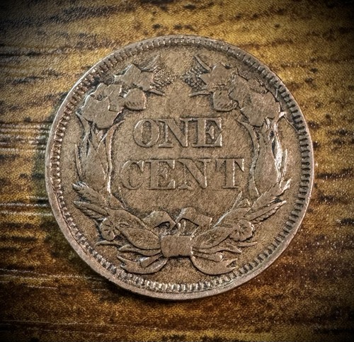 Penny centesimo aquila volante 1858 lettere grandi XF - Foto 2 di 2