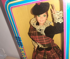 1980 BARBIE SCOTTISH DOLLS OF THE WORLD SUPERSTAR SCOTLAND IN BOX NRFB RARISSIMA