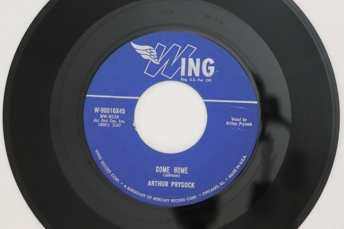 米7” Arthur Prysock Come Home W90016X45 Wing Records /00080 7