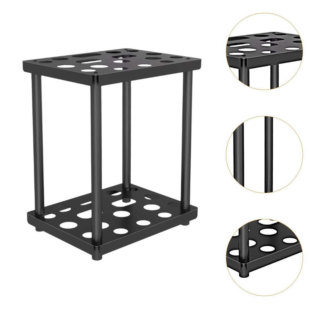 Corner Tool Organizer — Metal Yard Tool Rack For Long-Handled Tools, Brooms & Rakes | Garage & Shed Storage
