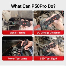  P50pro Automotive Circuit Tester Power Circuit Probe Tester Mini TAZE