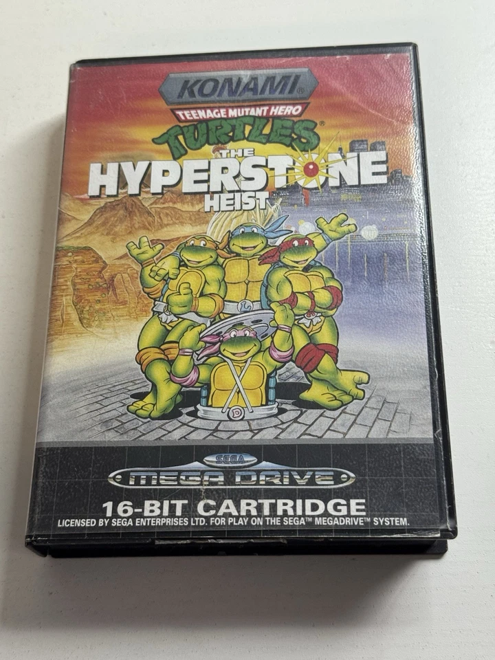Turtles The Hyperstone Heist Sega Mega Drive Nur Die OVP Ohne Anleitung + Spiel - Bild 2 von 4