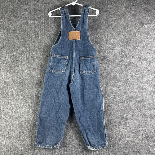 Vintage 1990er OshKosh B’Gosh Overall Cowboy Patch Gr. 4T hergestellt in den USA Denim Canvas selten - Bild 4 von 14