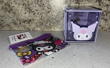 NEW MINISO PURPLE SANRIO KUROMI SMALL DRAWER CUBE BOX ORGANIZER 3.5" FREE GIFT