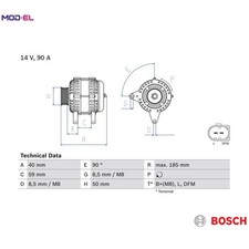 ALTERNATOR 0 986 041 920 FOR SKODA OCTAVIA ROOMSTER/Praktik FABIA/Combi/II  VW