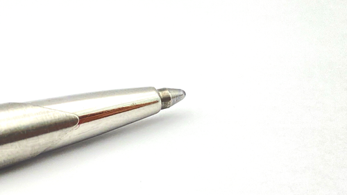 BOLÍGRAFO PARKER 50 FALCON VINTAGE EN CROMO CEPILLADO GT HECHO EN INGLATERRA - Imagen 7 de 10