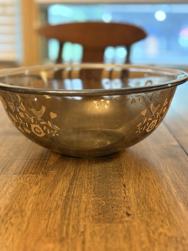3 Pyrex Vintage Nesting Bowls Amber Festive Harvest Set 1 L 1.5 L 2.5 L - 第 5/21 張圖片