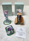 New Partylite Mardi Gras Candle Holders & Tealight Holder with Candle Nib