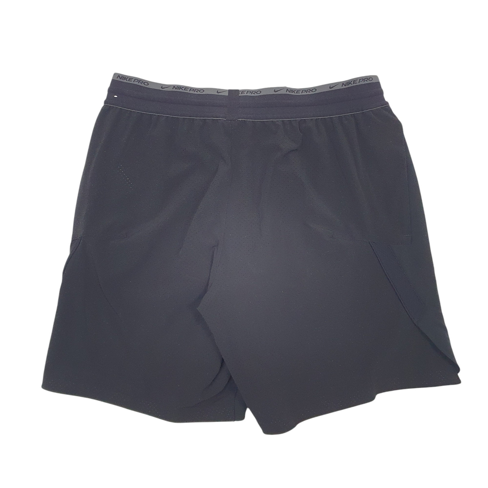 NIKE Dri-Fit Active Wear Black Sport Polyester Shorts Mens W30 image 3