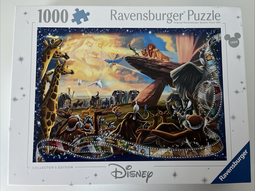 Disney Collector's Edition Der König der Löwen 1000 Teile Puzzle-Neu Versiegelt