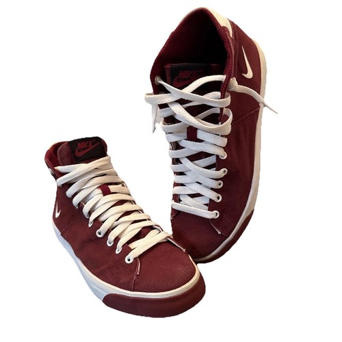 2009 Nike Air Player Lifestyle Men Shoes Size 7 UK 6 EU 40 Burgundy 390074~600 - Picture 2 of 11