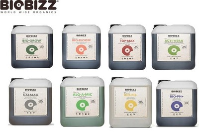 BioBizz organischer Pflanzendünger je 5 Liter  / 7 Produkte zur Auswahl