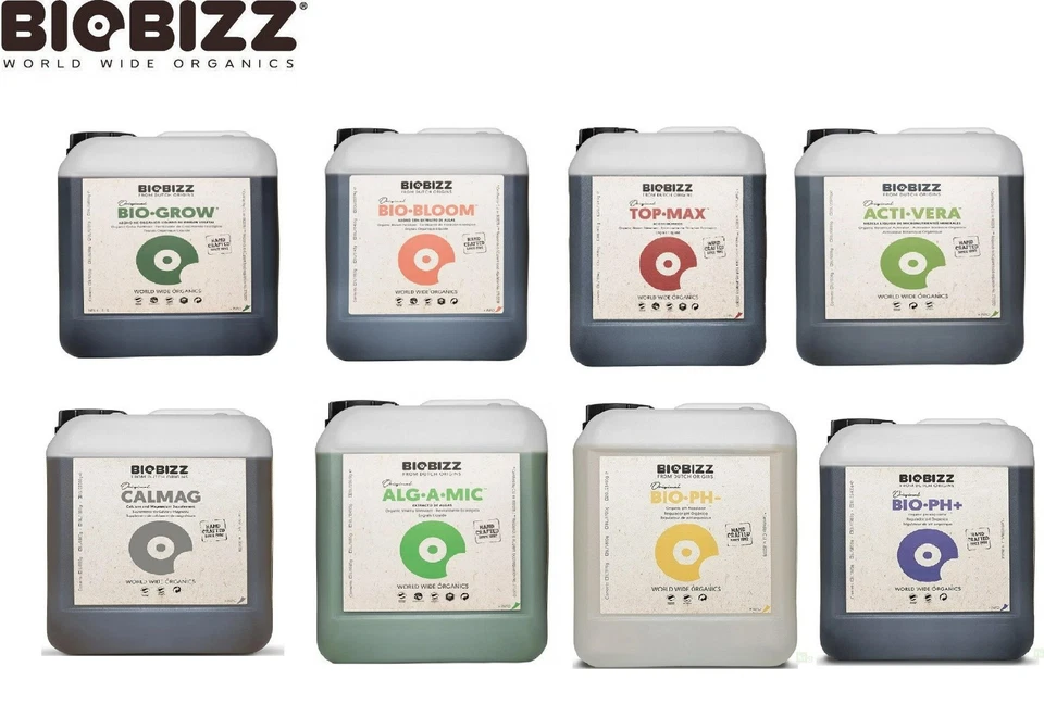 BioBizz organischer Pflanzendünger je 5 Liter / 7 Produkte zur Auswahl