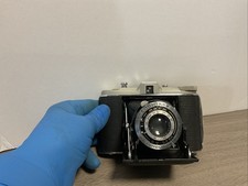 VINTAGE 30'S "AGFA JSOLETTE" FOLDING ADJUSTABLE LENS 120 Film CAMERA W/Leather C