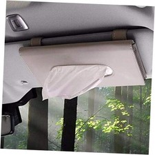 Car Tissues Holder for Car, Visor Tissue Holder, Car Tissue Box, Car Beige
