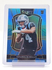 TETAIROA MCMILLAN 2025 SELECT PREMIER LEVEL ROOKIE LIGHT BLUE /99 #144 Q6255