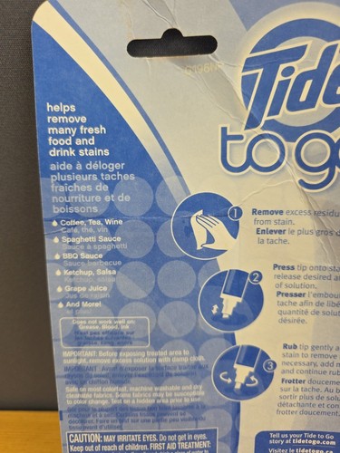Tide To Go Instant Stain Remover 3 Pens 30 ml (1.1 Fl Oz) P&G 91678574 Travel - Picture 8 of 8