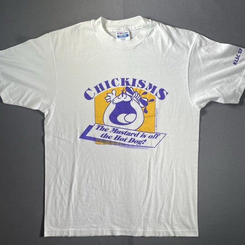 Vintage Lakers Shirt Mens Large Chick Hearn 1988 Shirt Chickisms Los Angeles - Picture 2 of 7